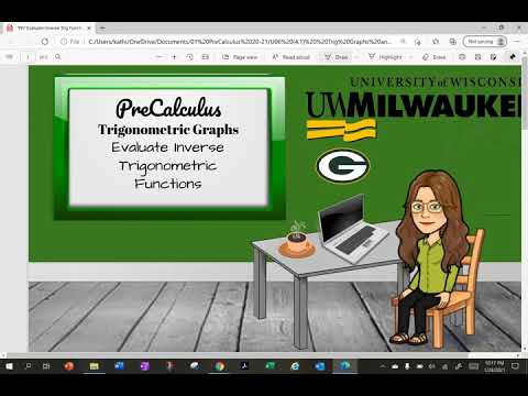 Evaluate Inverse Trigonometric Functions