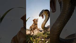 Brave Heroes Save Golden Retriever Moments Before Deadly Cobra Strike! 🐕🐍🔥       #dog #animals #ai