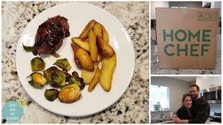 HOME CHEF REVIEW | SIRLOIN STEAK & BALSAMIC SAUCE| HOME DELIVERY | EASY DINNER IDEAS | COOK WITH US