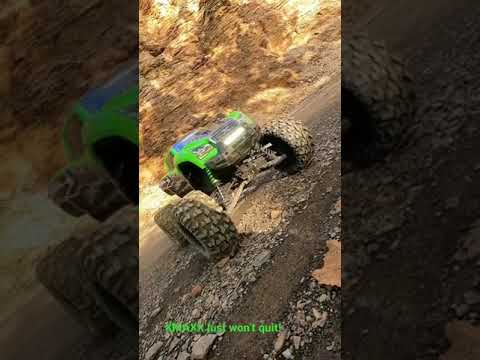 Beating the daylights out of the XMAXX on a big vertical slate wall!