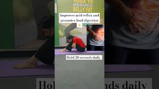 improves acid reflux and promotes food digestion #viral #like #yoga #ytshorts #acid #trending