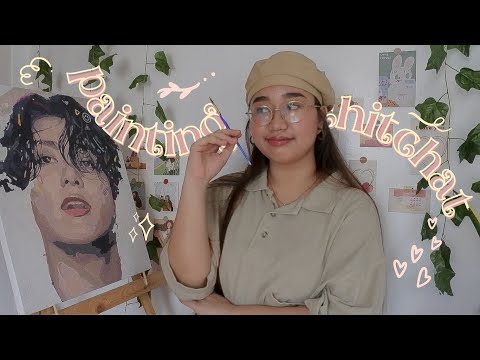 Painting & Chitchat (how am I these days? fav BTS era? vlog tips?) | Ayessa Munich