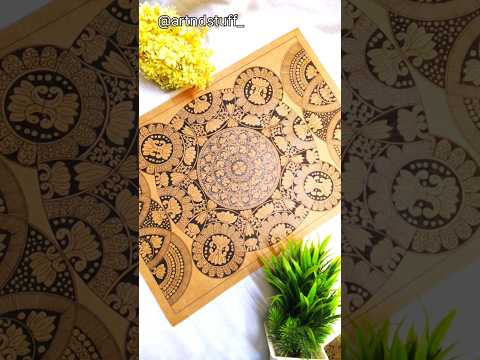 Drawing an A3 Size Mandala Art 💖 - Part 4 #youtubeshorts #mandalaart #mandaladrawing #mandala