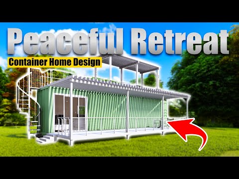 40ft Shipping Container Home: Peaceful Retreat