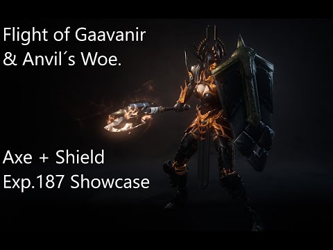 Wolcen Bloodtrail 1.1.4.2 Anvil´s Woe / Flight of Gaavanir Shieldmaiden Axe Build. Exp 187 Showcase