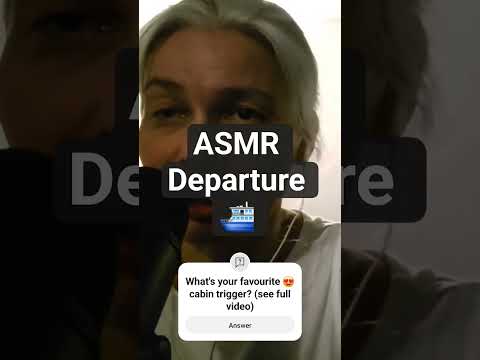 Real ASMR Departure | ⛴️  Ferry Cabin Triggers #asmrsounds #asmrshorts