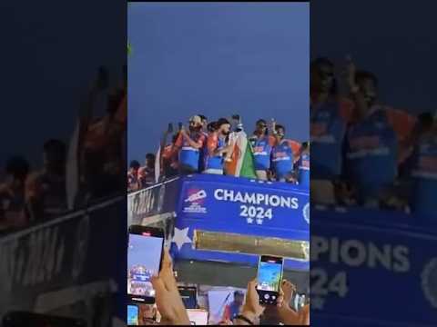 Indian cricket team crowd♥️🤩 #cricket #mumbai #worldcup #viratkohli