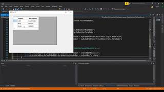 Visual Programming with C# - DataGridView (Part 1)