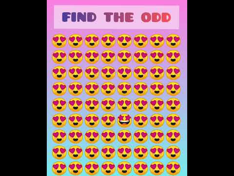 find the odd emoji😍 in 5 seconds🔥 #findtheodd#challenge#shorts