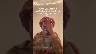 This too shall pass🥲 #protectivestyles #naturalhair #minitwists