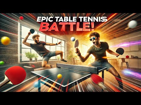 🏓🔥 Epic Table Tennis Battle in Our Apartment! | Fun  Rally 🎯