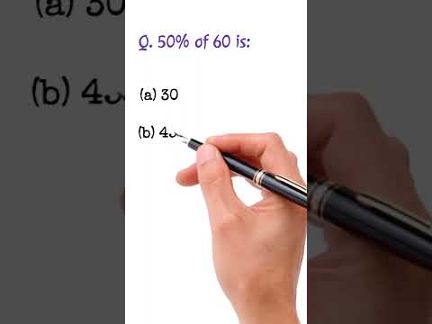 50% of 60 #math #mathematics #cameramath
