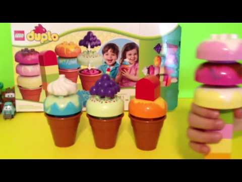 Lego Duplo Ice Cream Creative Playlet - Unbox Toy Review - Imagination Play
