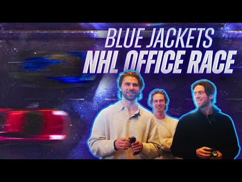 RC Car Racing with the Blue Jackets 🏎️ 🏁 | NHL OFF-ICE Games