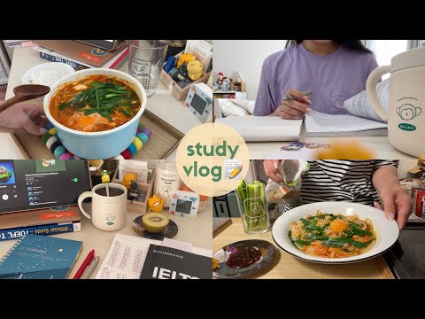 STUDY VLOG🧃勉強と自炊と仕事の詰め込みweek |おすすめ自炊レシピ | lots of cooking🍲