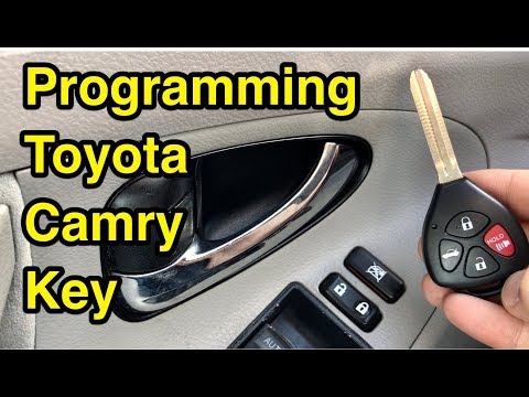 How to program Toyota Camry key and remote