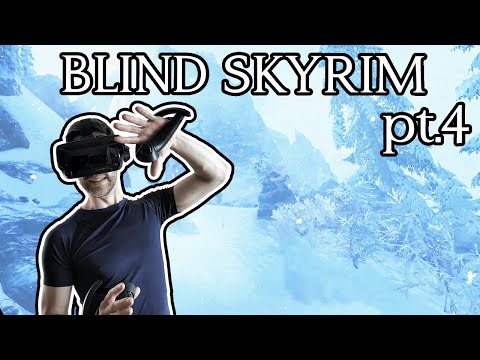 Blind Skyrim [4] – BLIZZARD! and Sofia won't stop singing, and I win a fight against a rabbit