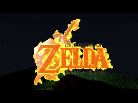 The Legend of Zelda : Ocarina Of Time 3D Logo Remake