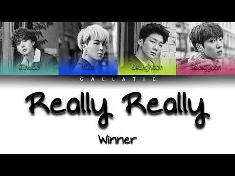 WINNER - "REALLY REALLY" Lyrics (Color Coded Eng/Rom/Han)