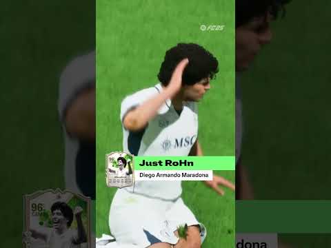 The magic of Maradona. 👍 this if you scored with El Pibe de Oro in #FC25 Ultimate Team.