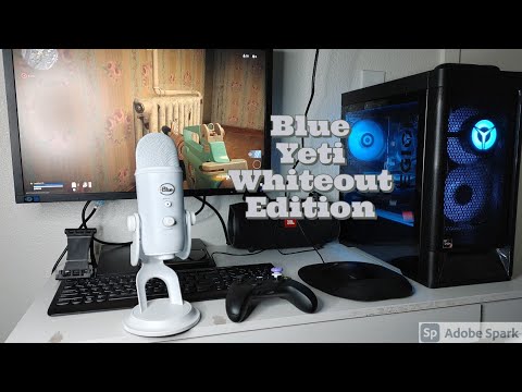 Blue Yeti Whiteout Edition Unboxing | How To Use Blue Yeti On iPhone/ Android