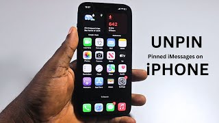 How to Unpin Pinned Messages on iMessage iPhone