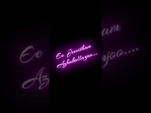 Ee Jeevitham Azhakallayoo | 1 min whatsapp status |Njan Prakashan | Lyrical status