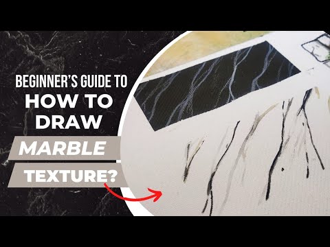 How to draw Marble texture ?#architecture #landscape #texture#watercolour