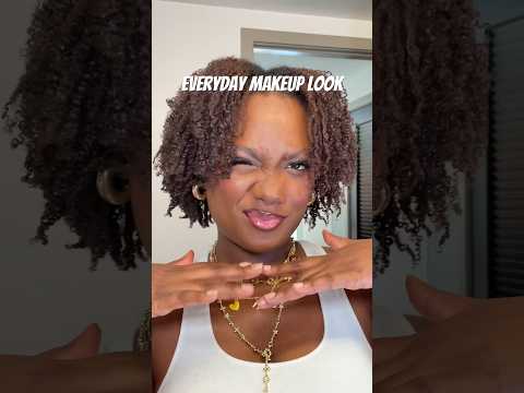 Everyday makeup look grwm  #grwmmakeup #blackgirlmakeup #darkskinmakeup #makeuplook