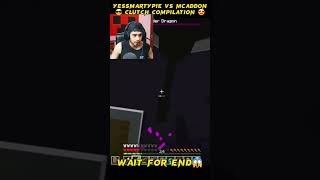 @YesSmartyPie vs @Mcaddon Clutch COMPILATION #shorts #yessmartypie #mcaddon #minecraft #clutch