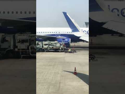 How they fill fuel in Airplane #airport #airplane  #indigo #avation