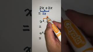 Exponents | Tricky math #exponents #trickymath #algebra #shorts