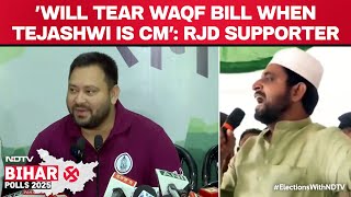 Bihar Elections | 'Will Tear Waqf Bill When Tejashwi Is CM': RJD Supporter's Claim Sparks Row