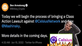 BitBoy Crypto Ben Armstrong Forming A Class Action Lawsuit Against Celsius Network & Alex Mashinsky