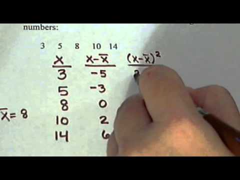 Calculating Standard Deviation -- Riley HCC