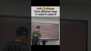 Can you figure out different answers from these three?#challenge #math #mathchallenge #JAVBoard