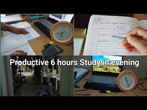 Productive 6 hours Study in evening || try to crack gate 2023 exam in 6 months