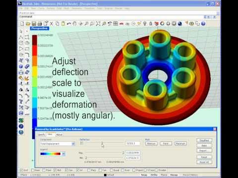 Rotational Body Load Analysis in Scan&Solve