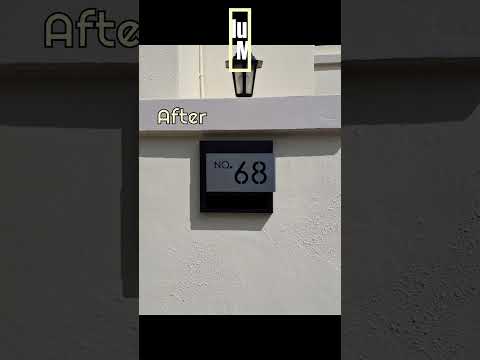 “Stylish First Impressions! ✨ Unit Number Signage Mounted Perfectly!
