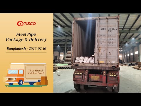 Steel pipe shipped to Bangladesh on February 10nd