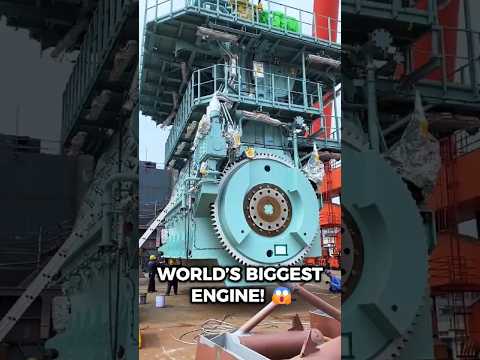 “World’s Largest Engine 🔥 The Wärtsilä-Sulzer RTA96C Mega Machine #engineering ” #shorts