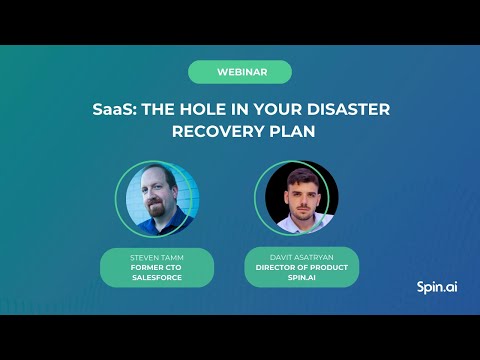 SaaS: The Hole in Your Disaster Recovery Plan