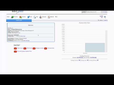 Stock Summary and item wise Profit in GSTpad Billing and Accounting software