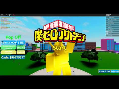 Boku No Roblox: Remastred Spinning for a new quirk