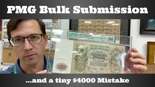 PMG Bulk Submission...and a tiny $4000 Mistake
