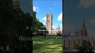Just natural sounds. Walk through London 🍃 #asmrwalk #4kwalk #shorts #binauralaudio