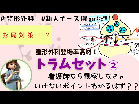 【鎮痛薬⑥】トラムセット内服開始って言われたら？？リリカとの違い？後編☆新人看護師のお勉強#整形外科