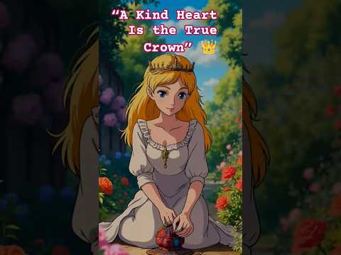 “A Kind Heart Is the True Crown” 👑#wisdomofstories #shorts#peaceofmind#kindnessmatters#goodheart