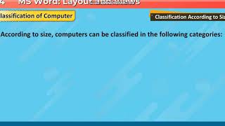 Class 5: Classification of Computers 2