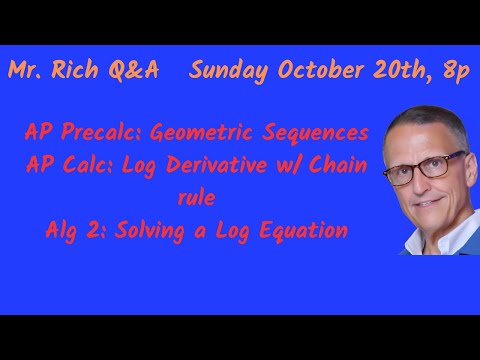 Mr. Rich Q&A Sunday October 20, 2024